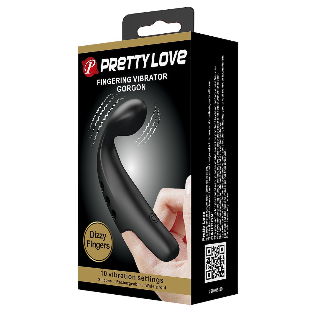 PRETTY LOVE FINGERING VIBRATING GORGON BLACK