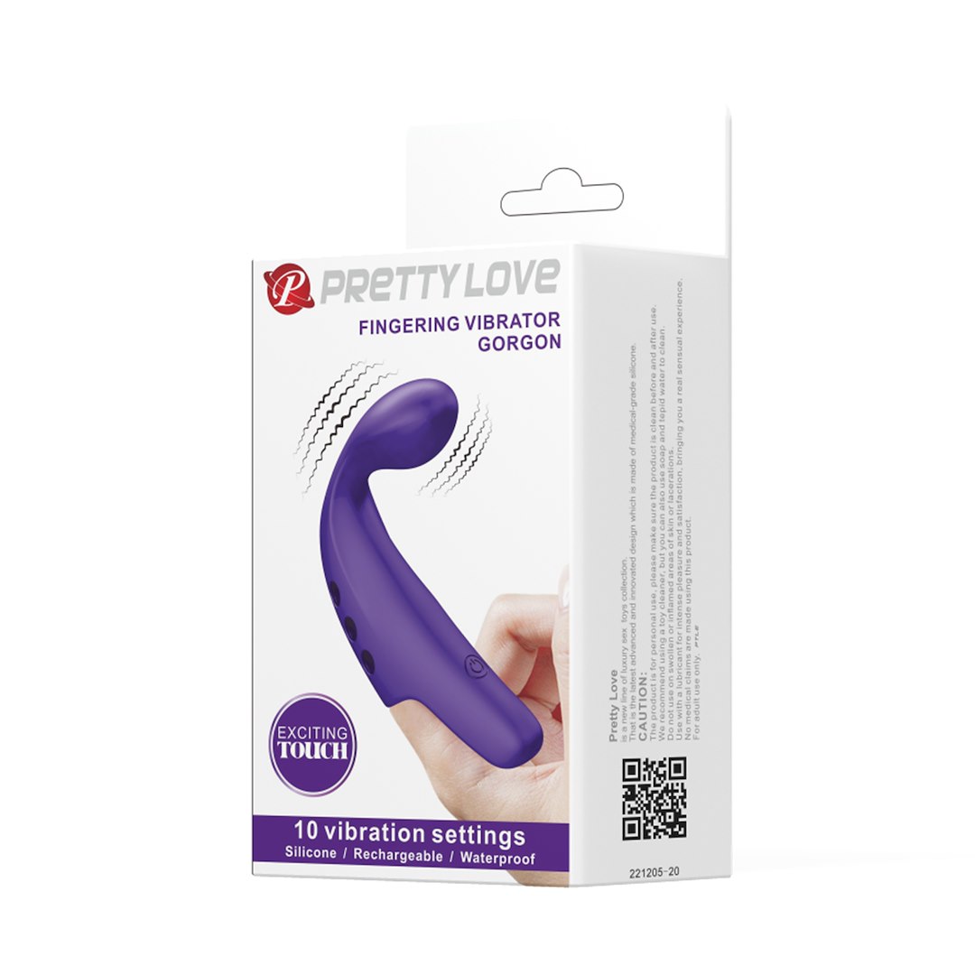 PRETTY LOVE FINGERING VIBRATING GORGON PURPLE