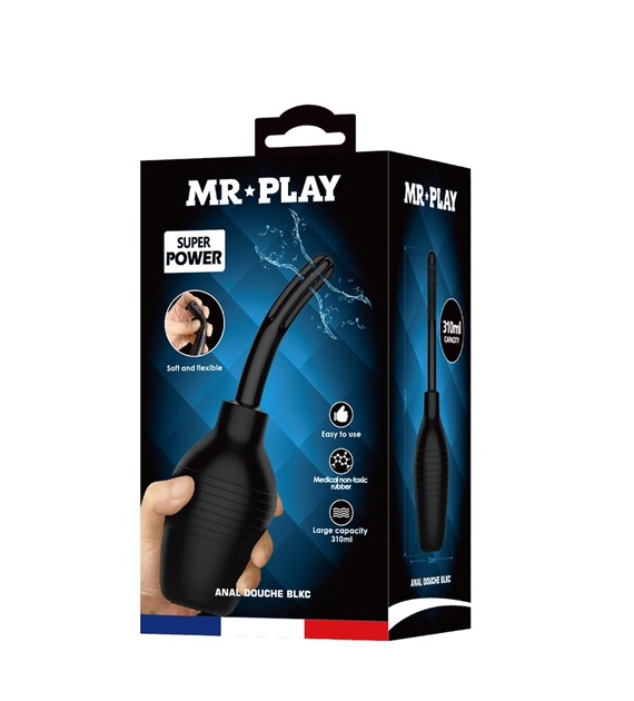 GRUSZKA MR PLAY SUPER POWER ANAL DOUCHE BLACK