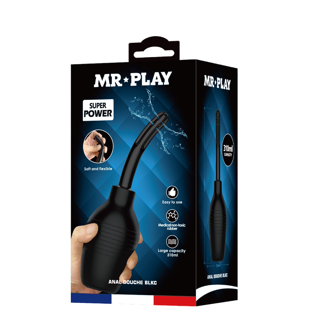 GRUSZKA MR PLAY SUPER POWER ANAL DOUCHE BLACK