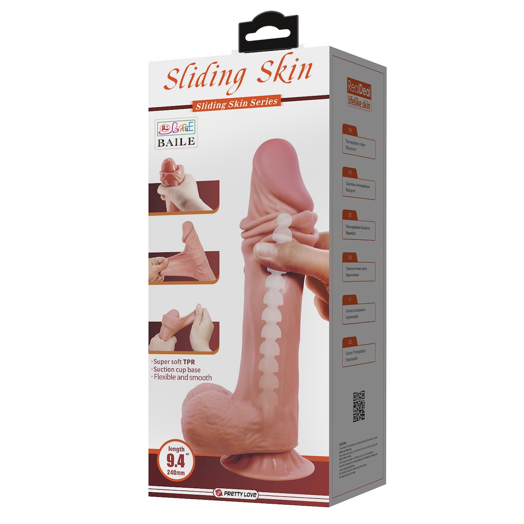 DILDO SLIDING SKIN 9,4”