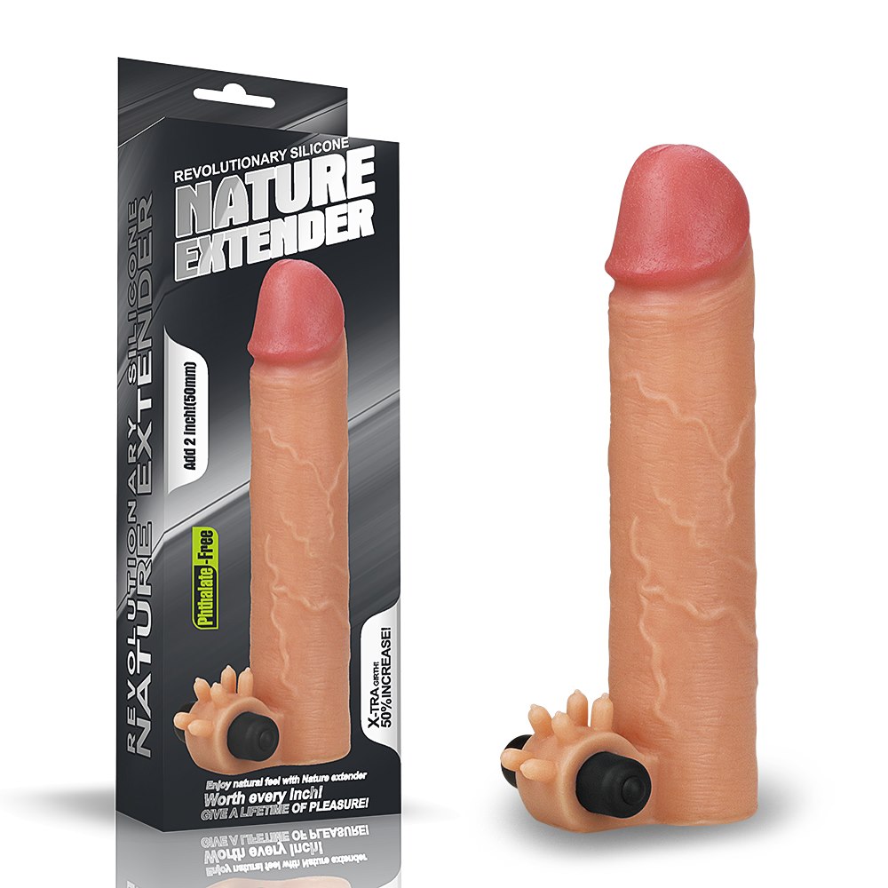 NAKŁADKA ADD 2 VIBRATING SILICONE EXTENDER