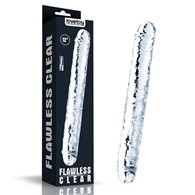 PODWÓJNE DILDO FLAWLESS CLEAR DOUBLE DILDO 12''