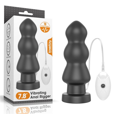 WIBRATOR ANALNY  7.8  KING SIZED VIBRATING ANAL RIGGER