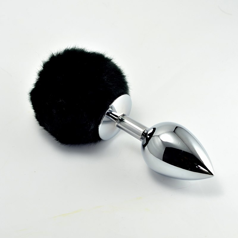 KOREK POMPON METAL PLUG SMALL ( SILVER )