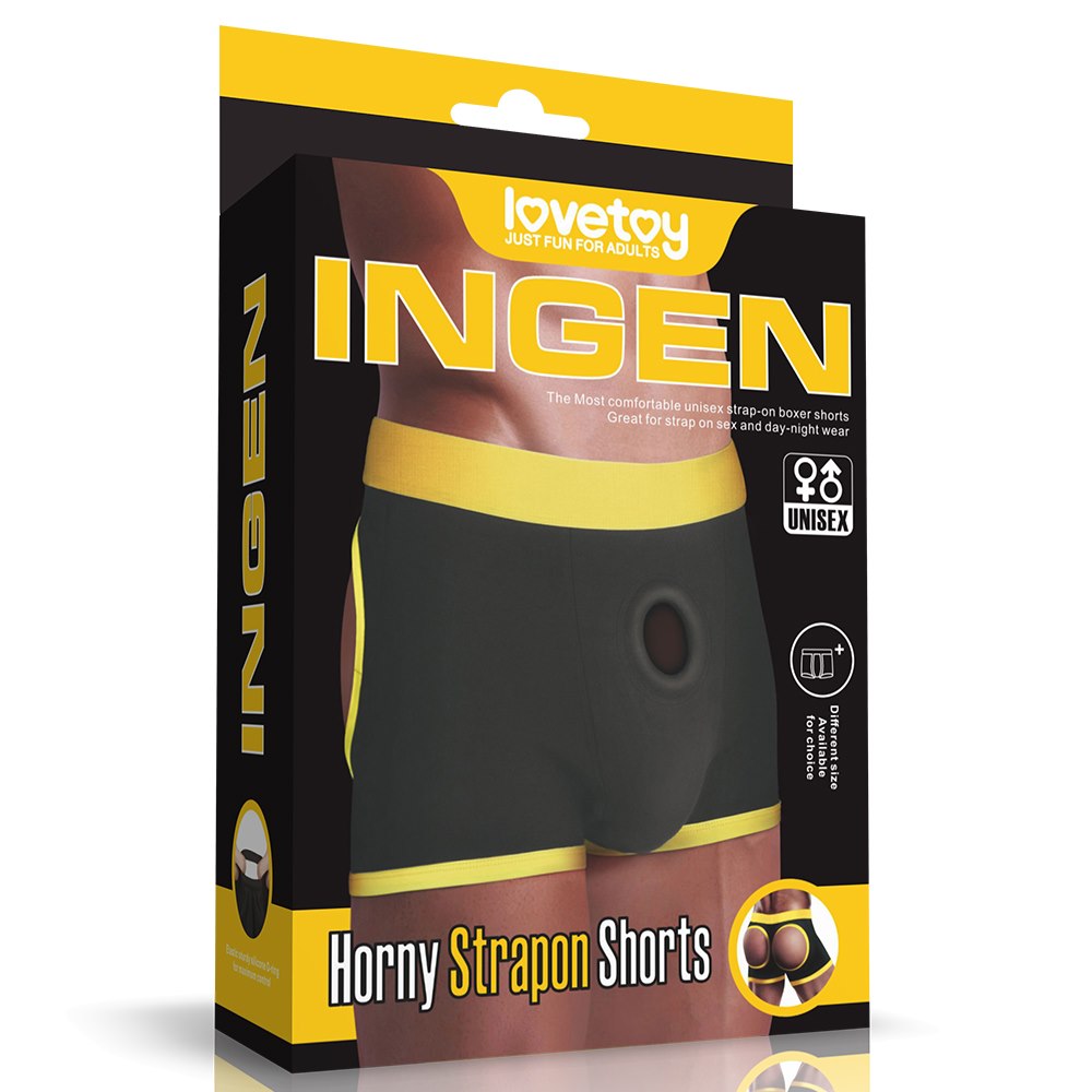 STRAP ON HORNY STRAPON SHORTS (33 - 37 INCH WAIST)