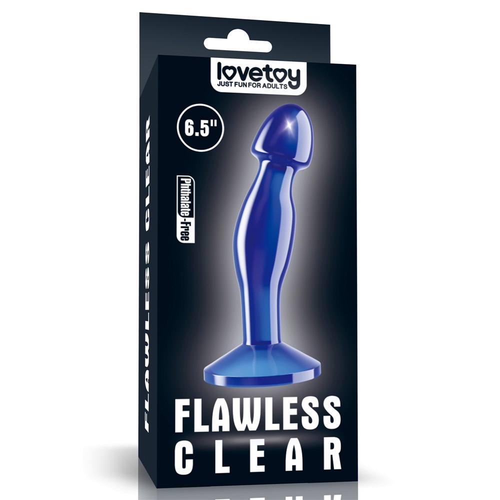 6.5'' FLAWLESS CLEAR  PROSTATE PLUG