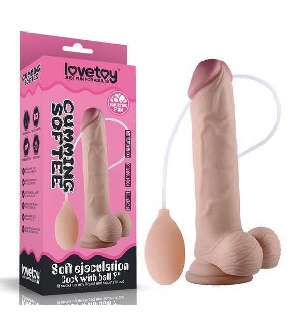 9  SOFT EJACULATION COCK WITH BALL