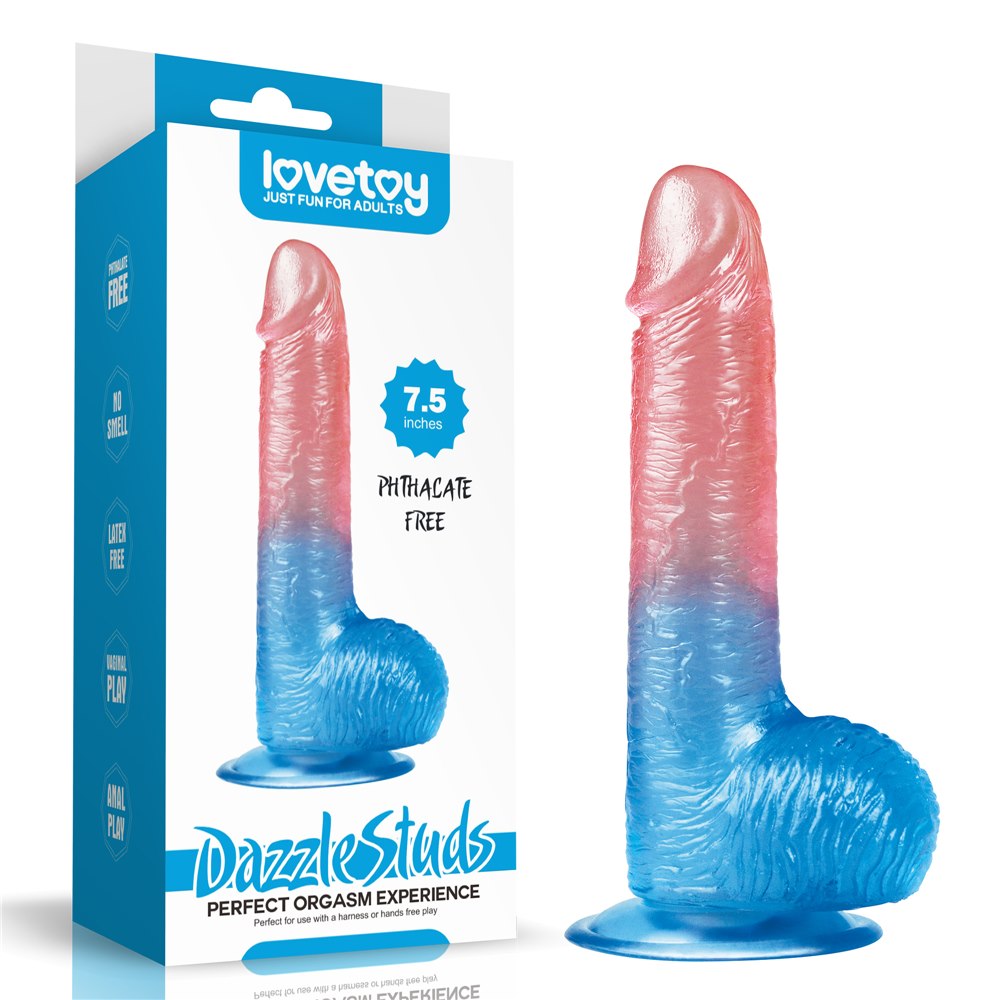 DILDO 7.5'' DAZZLE STUDS