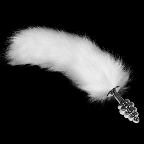 GORGEOUS METAL ANAL TAIL ( SILVER )