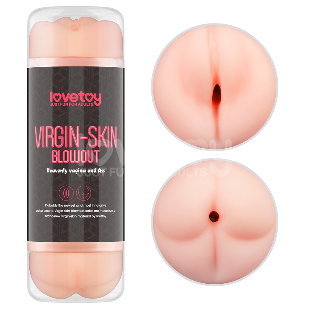 VIRGIN-SKIN BLOWOUT DOUBLE SIDE STROKER