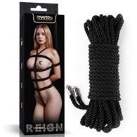 LINA DO KRĘPOWANIA REBELLION EBONY SILKY BONDAGE ROPE