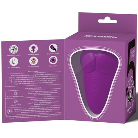 FLICKER RECHARGEABLE VIBRATOR