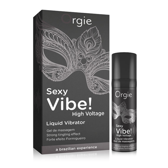 ŻEL STYMULUJĄCY SEXY VIBE! HIGH VOLTAGE - LIQUID VIBRATOR 15 ML