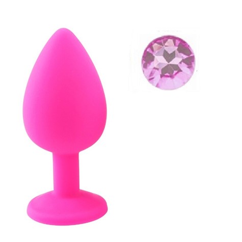 BUTTPLUG LARGE PINK/LIGHT PINK GUILTY TOYS