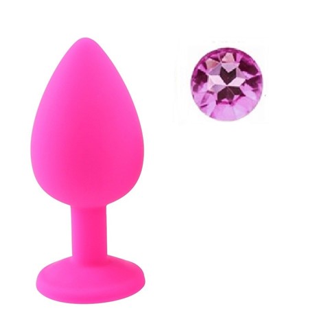 BUTTPLUG LARGE PINK/RED GUILTY TOYS