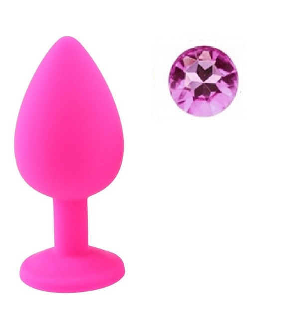 BUTTPLUG LARGE PINK/RED GUILTY TOYS
