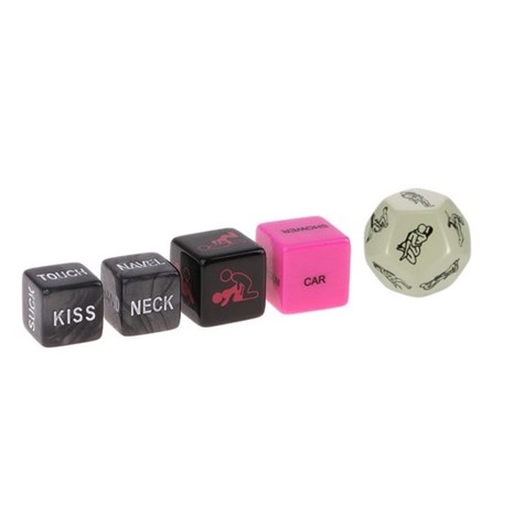 EROTIC GAMES SET OF 5 DICES GUILTY TOYS