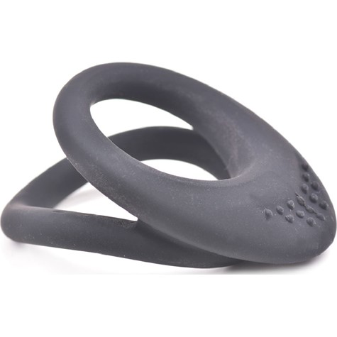 DOUBLE ERECTION RING BLACK GUILTY TOYS 