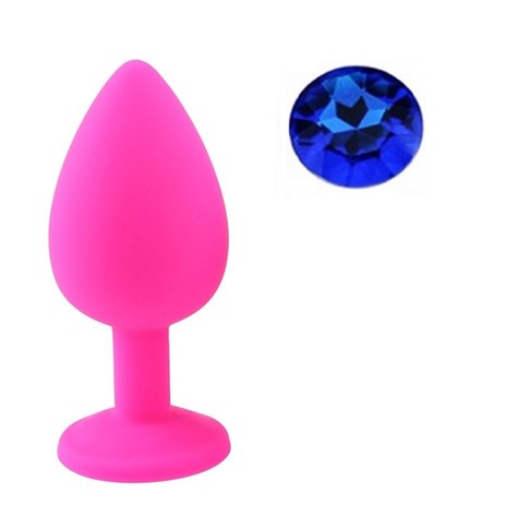 BUTTPLUG LARGE PINK/BLUE GUILTY TOYS