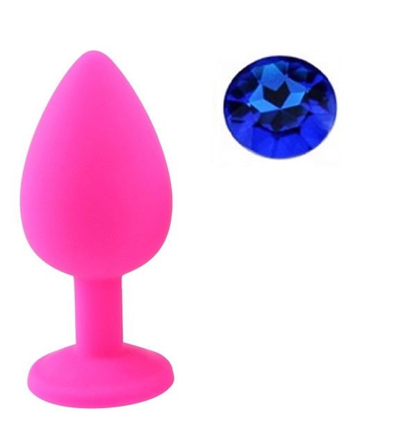 BUTTPLUG LARGE PINK/BLUE GUILTY TOYS