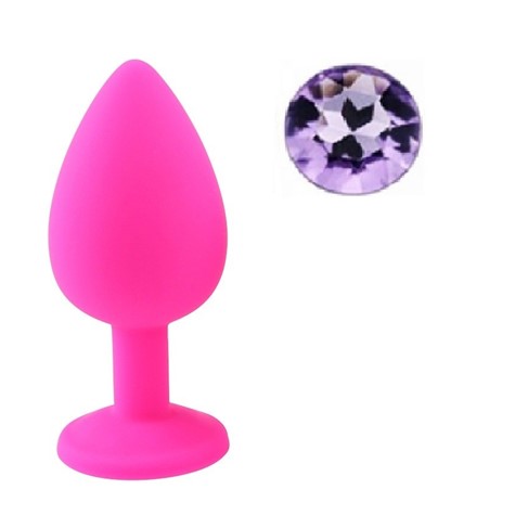 BUTTPLUG LARGE PINK/OPEN PINK GUILTY TOYS