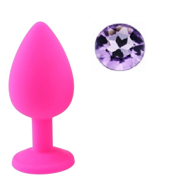 BUTTPLUG LARGE PINK/OPEN PINK GUILTY TOYS