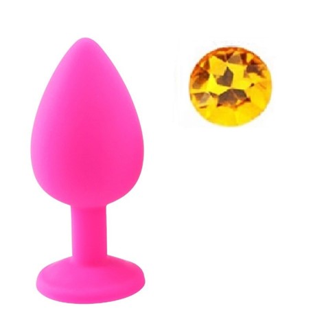 BUTTPLUG LARGE PINK/WHITE GUILTY TOYS