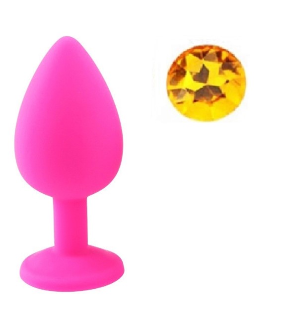 BUTTPLUG LARGE PINK/WHITE GUILTY TOYS