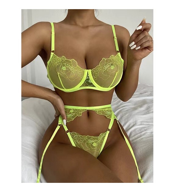 3 CZĘŚCIOWY ZESTAW BIELIZNY L JGF LINGERIE