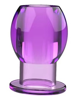 HOLLOW ANAL PLUG PURPLE 6 CM MOKKO TOYS