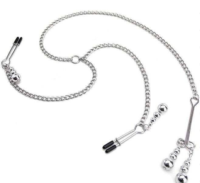NIPPLES AND CLITORIS CLAMPS ALL SENSATIONS MOKKO TOYS