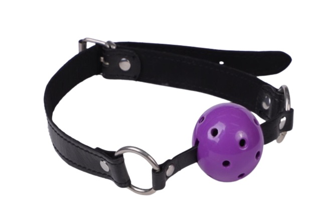 KNEBEL BALLGAG PURPLE GUILTY TOYS