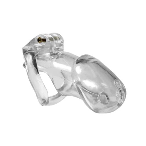 CHASTITY CAGE COCK TRAINER HARD TRANSPARENT PASSION LABS