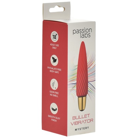 BULLET VIBRATOR SPINN  RED 12 CM PASSION LABS