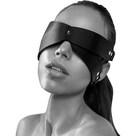 REVERSIBLE EYE MASK BLACK-RED PASSION LABS