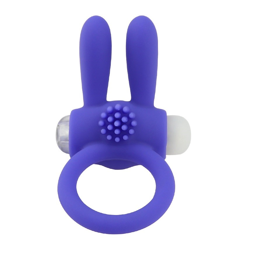 PASSION LABS PURPLE VIBRATING BUNNY PENIS RING