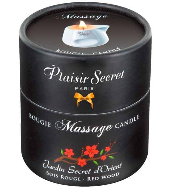 MASSAGE CANDLE RED WOOD 80 ML