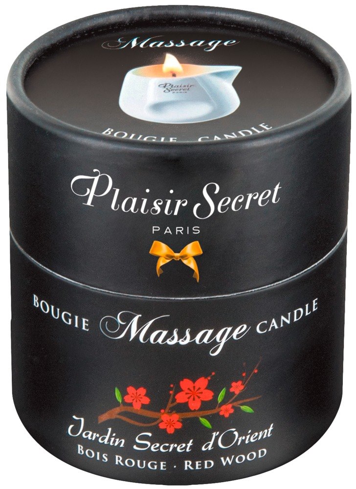 MASSAGE CANDLE RED WOOD 80 ML