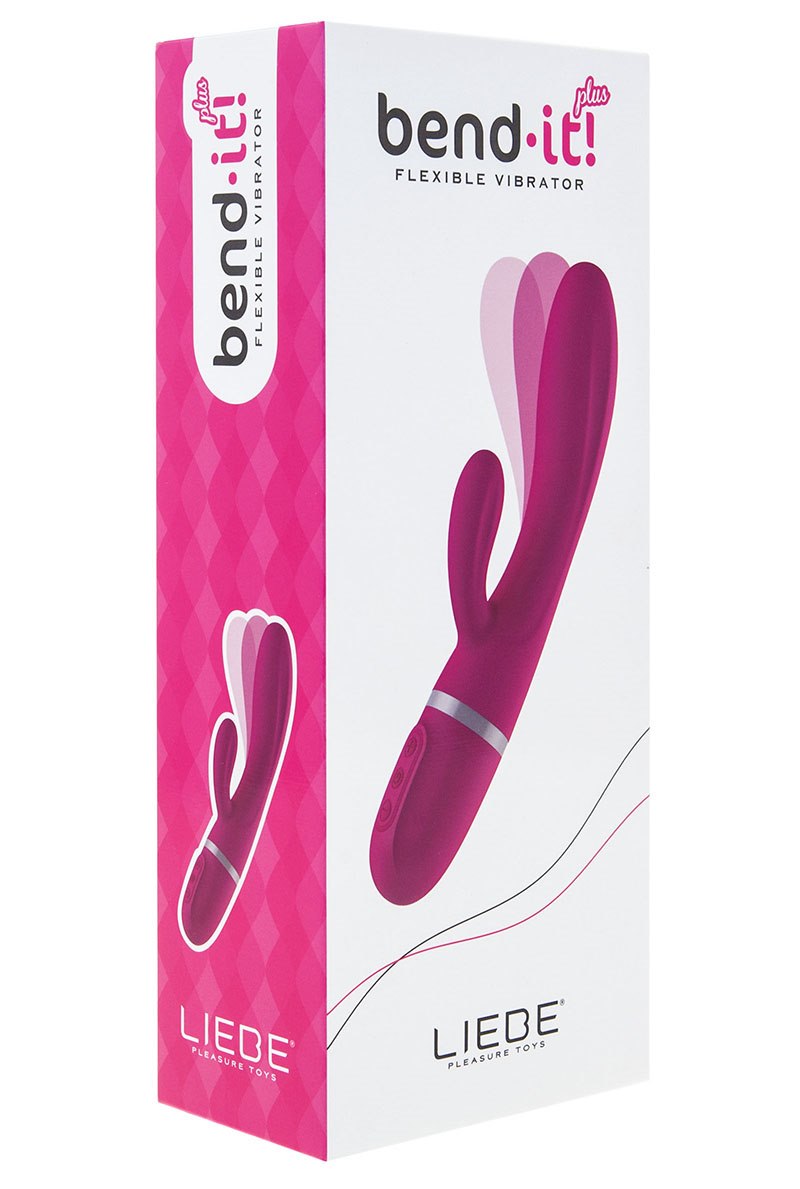 VIBRATOR BEND IT PLUS CERISE