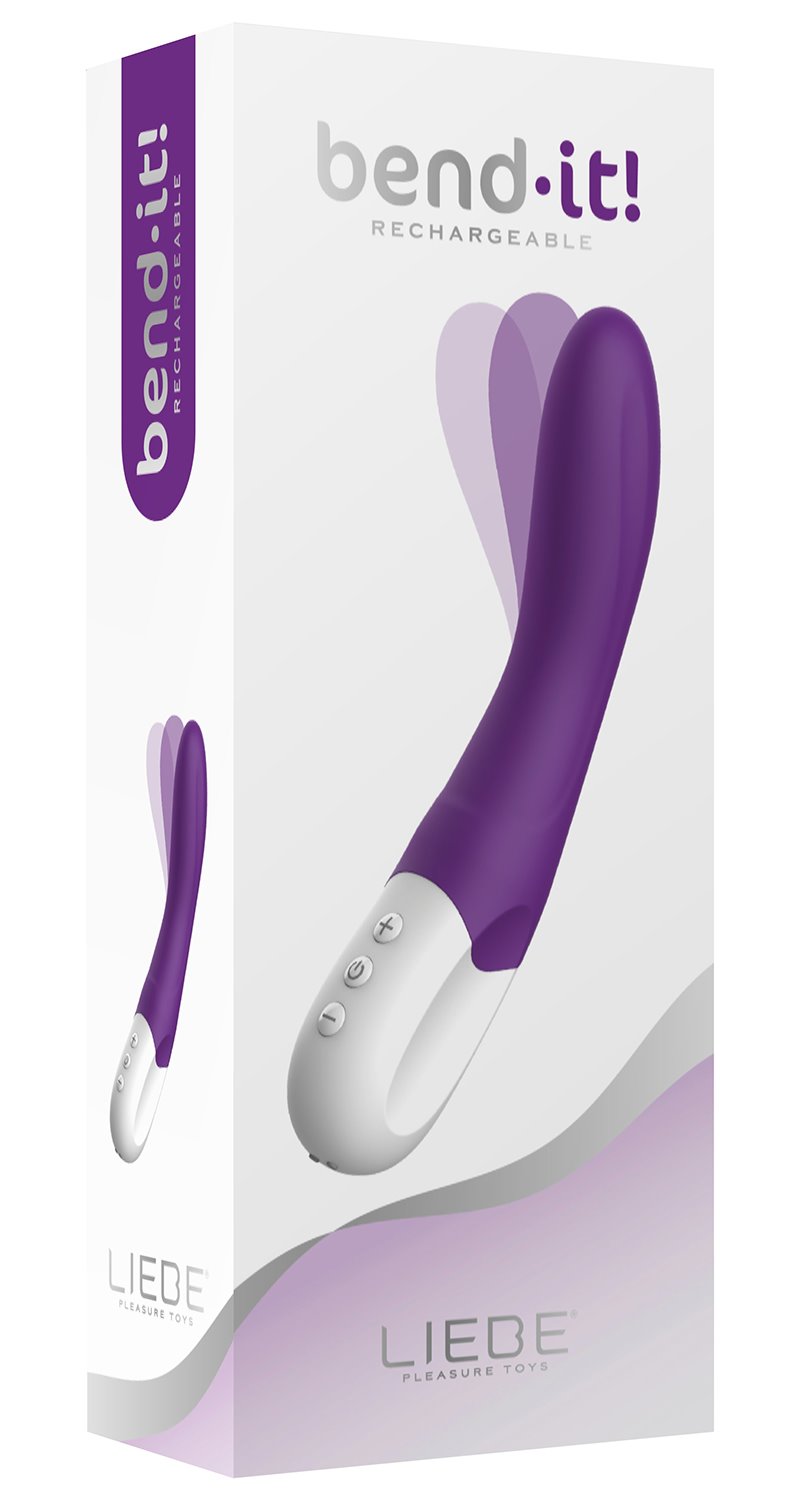 VIBRATOR LIEBE BEND IT RECHARGEABLE PURPLE