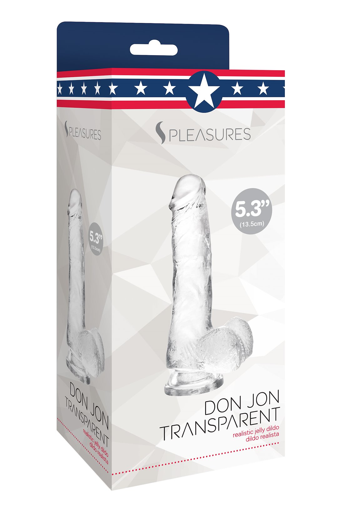 JELLY DILDO TRANSPARENT S