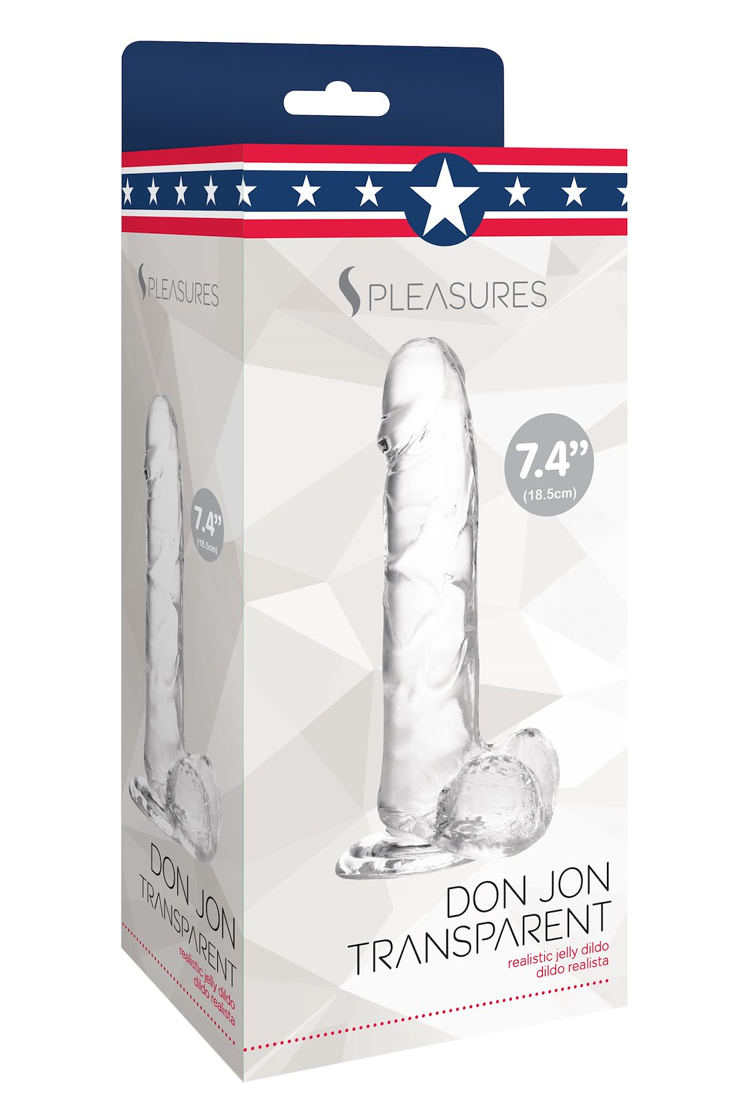 JELLY DILDO TRANSPARENT L