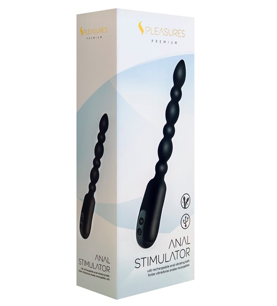 VIBRATOR ANAL STIMULATOR BLACK