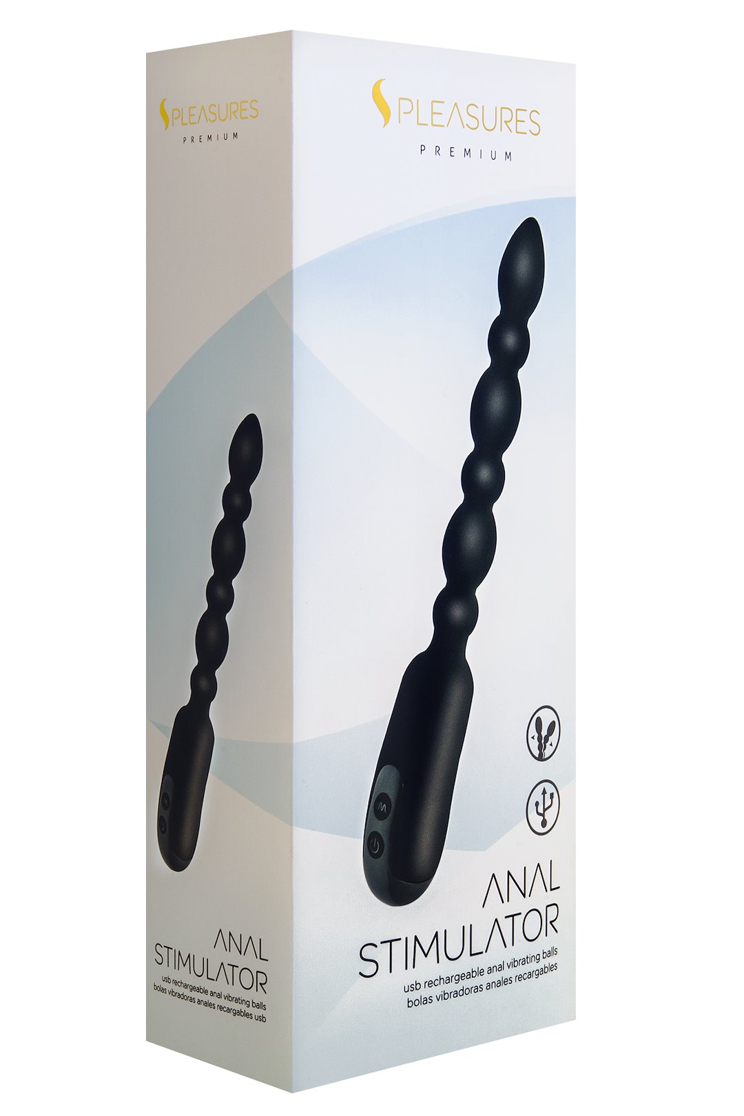 WIBRATOR ANAL STIMULATOR BLACK