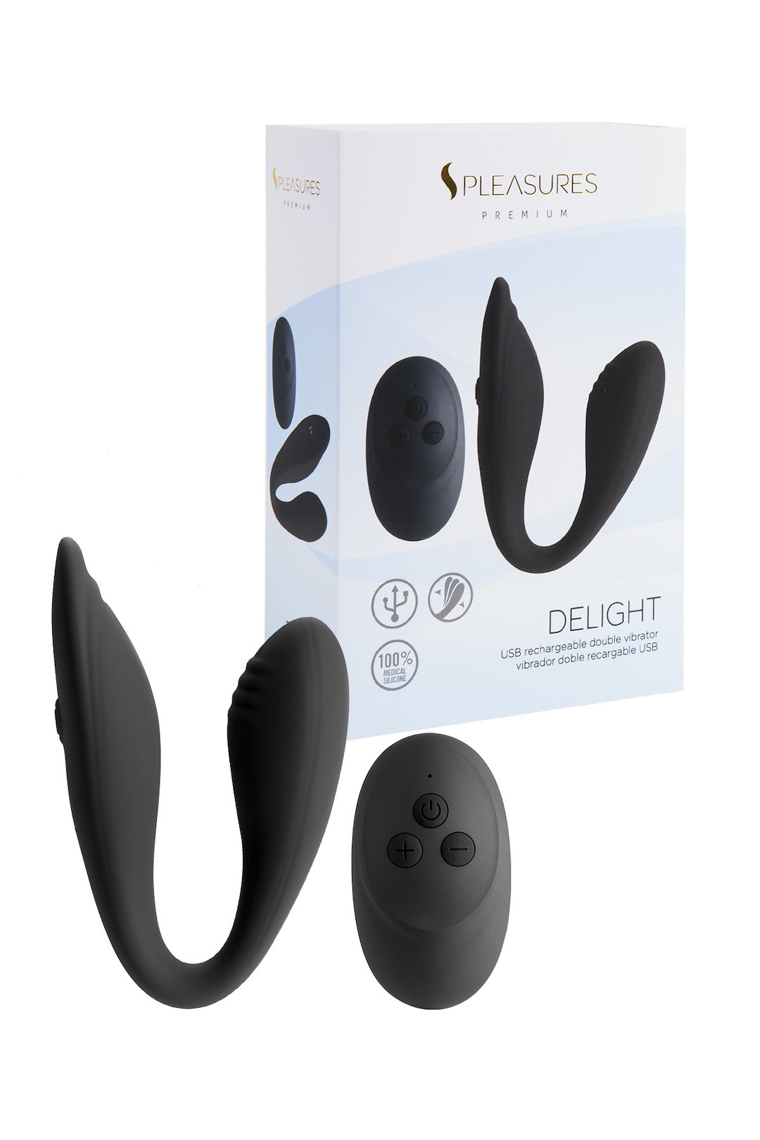 VIBRATOR DELIGHT - BLACK