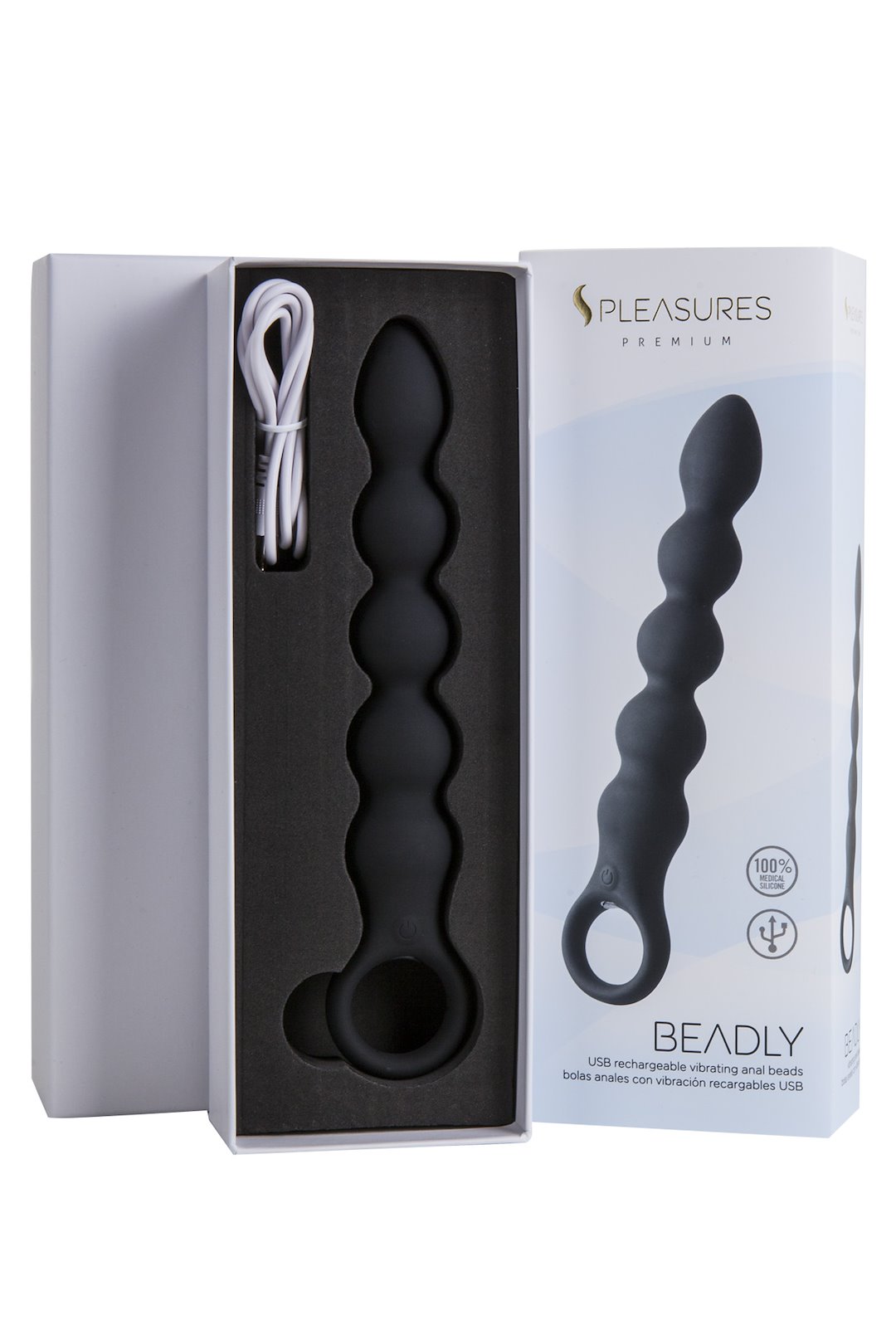 VIBRATOR BEADLY - BLACK