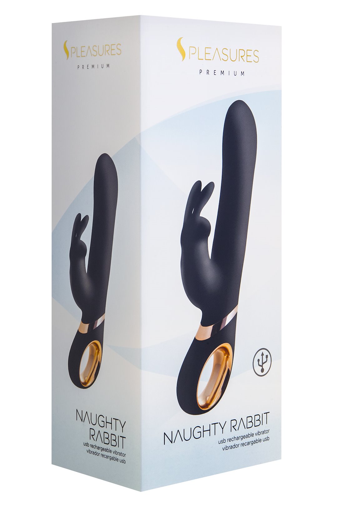 WIBRATOR NAUGHTY RABBIT BLACK