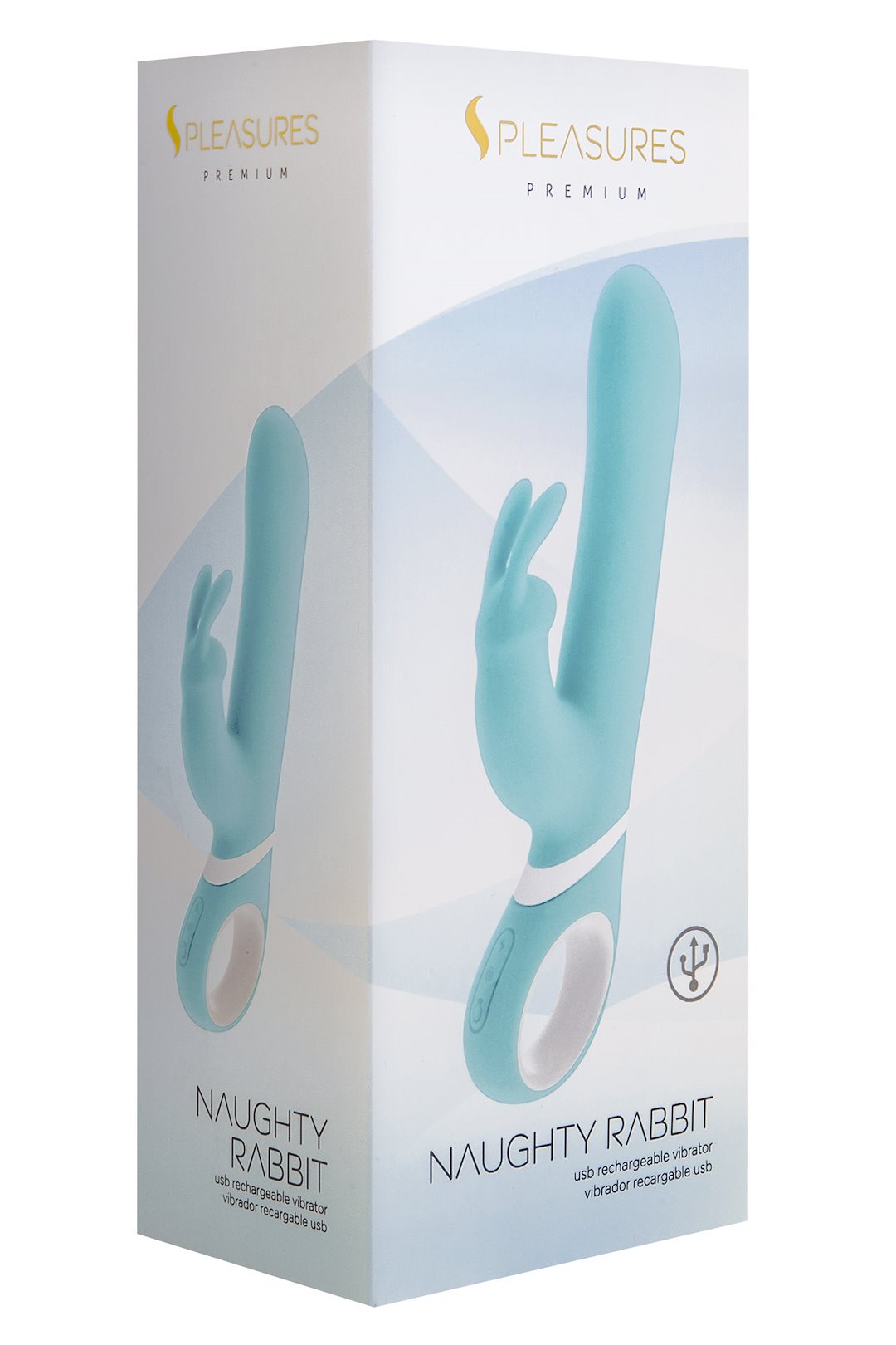 VIBRATOR NAUGHTY RABBIT TURQUOISE