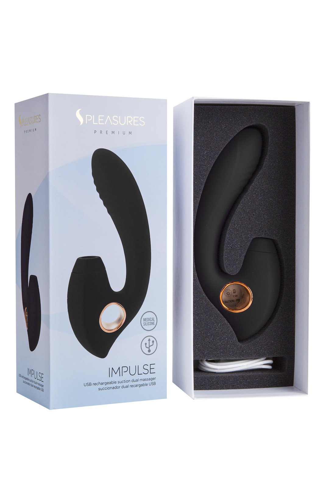 WIBRATOR IMPULSE  -  BLACK / GOLD